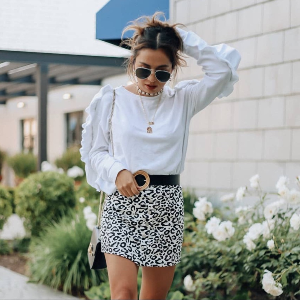 Favlux animal print skirt